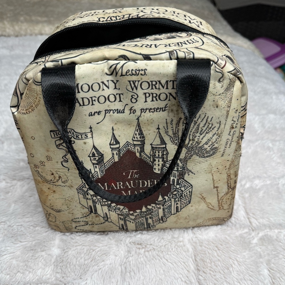 Harry Potter Marauder's Map Insulated Lunch Tote